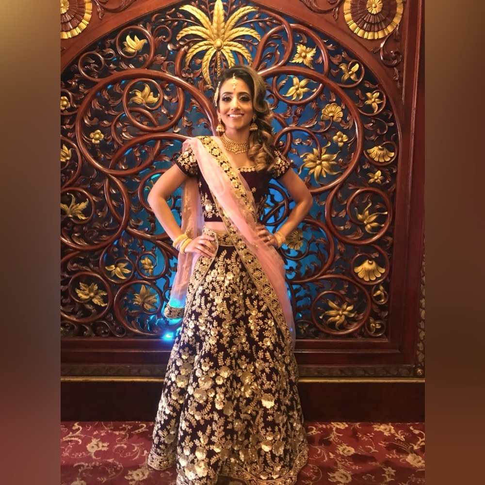 Bridal gown/ prom gown/ Lehenga: skirt 3 piece set - worn once only